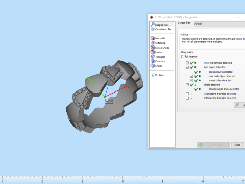 Wedding ring model 896 Modèles 3D en vedette