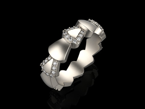 Wedding ring model 896 Modèles 3D en vedette