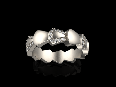 Wedding ring model 896 Modèles 3D en vedette