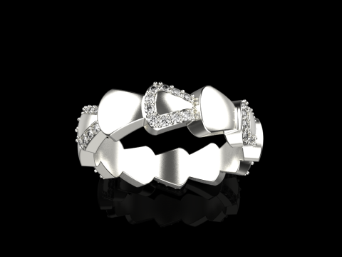 Wedding ring model 896 Modèles 3D en vedette