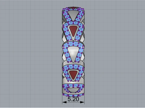 Wedding ring model 894 3D Print Model