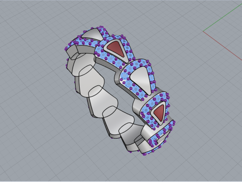 Wedding ring model 894 Modello di stampa 3D
