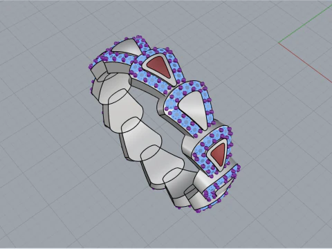 Wedding ring model 894 3D Print Model