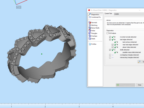 Wedding ring model 894 Modello di stampa 3D
