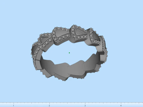 Wedding ring model 894 3D Print Model