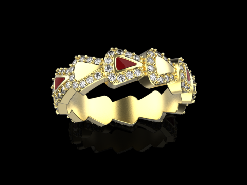 Wedding ring model 894 Modello di stampa 3D