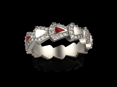Wedding ring model 894 Modello di stampa 3D