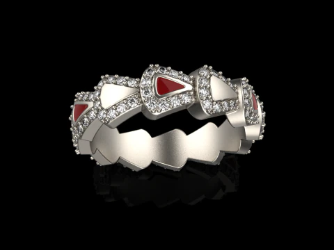 Wedding ring model 894 3D Print Model