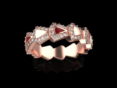 Wedding ring model 894 3D Print Model