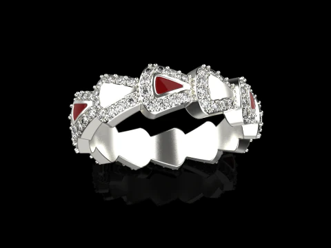 Wedding ring model 894 3D Print Model