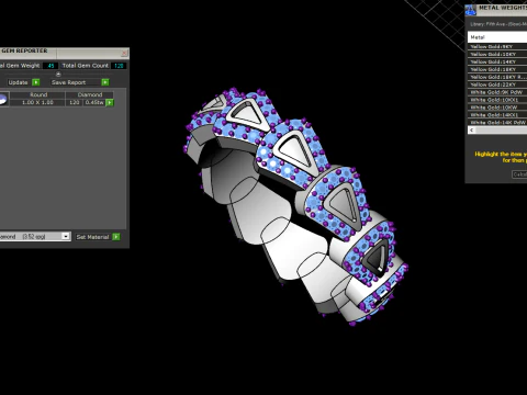 Wedding rings model 892 3D Print Model