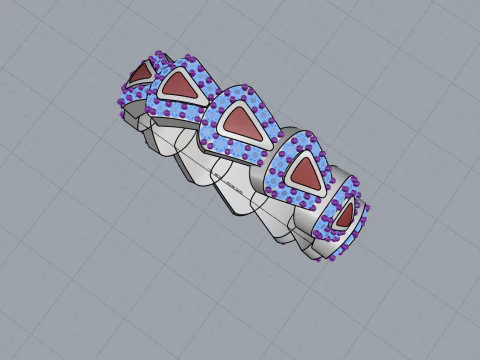 Wedding rings model 892 3D Print Model