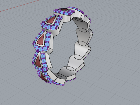 Wedding rings model 892 3D Принт Модель