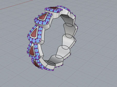 Wedding rings model 892 3D Print Model