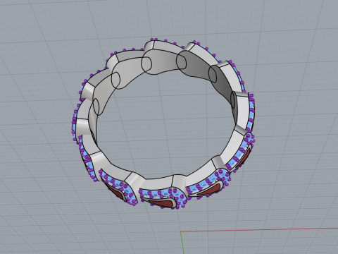 Wedding rings model 892 3D Принт Модель