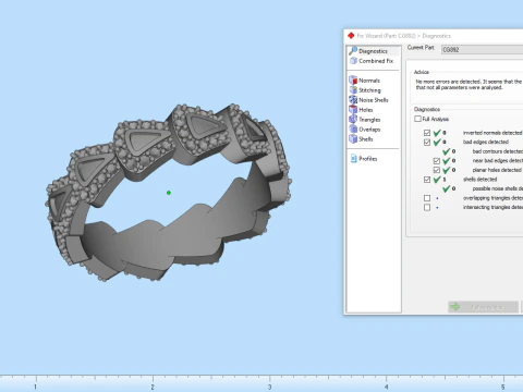 Wedding rings model 892 3D Print Model
