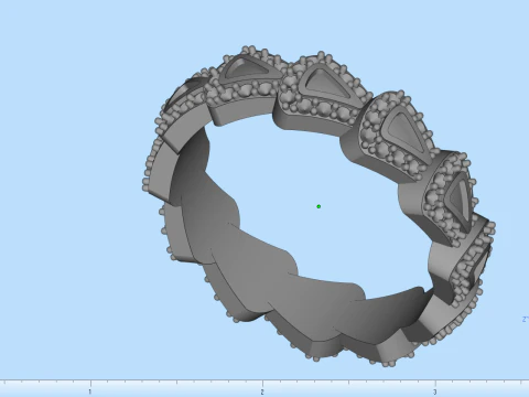 Wedding rings model 892 3D Print Model