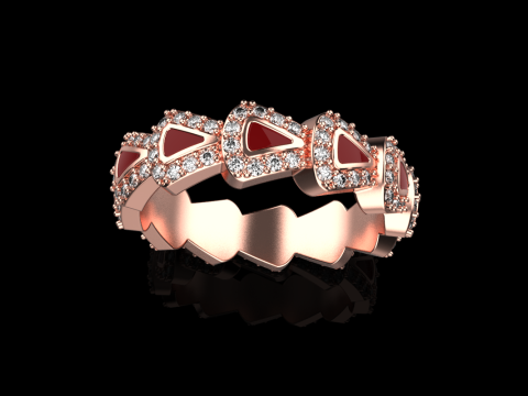 Wedding rings model 892 3D Принт Модель