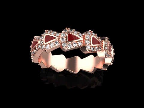 Wedding rings model 892 3D Print Model