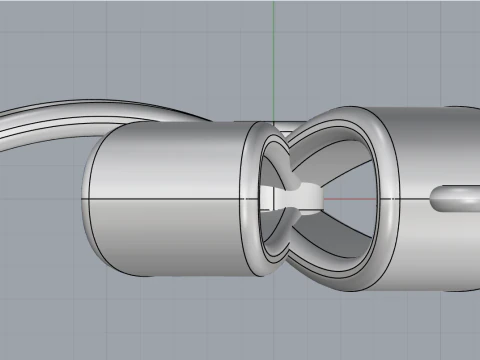 Bow necklace model 891 3D Print Model