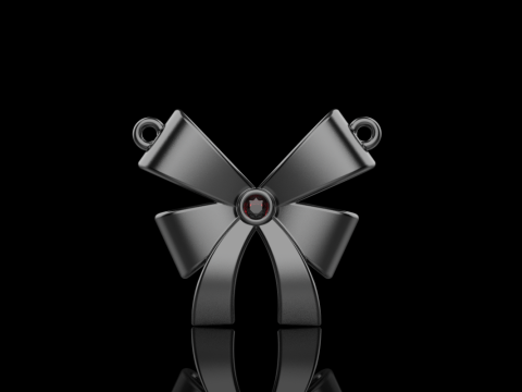 Bow necklace model 891 3D Druckmodell