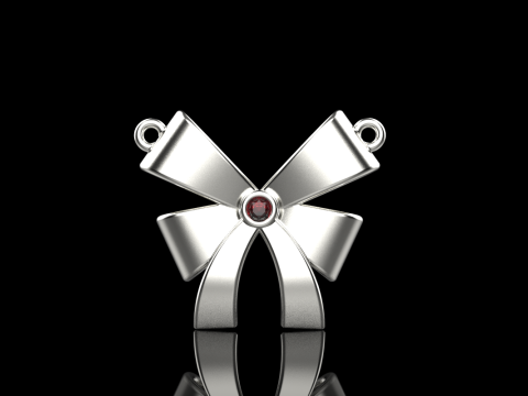 Bow necklace model 891 3D Druckmodell