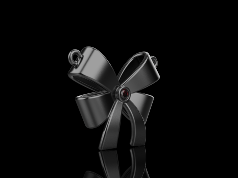 Bow necklace model 891 3D Druckmodell