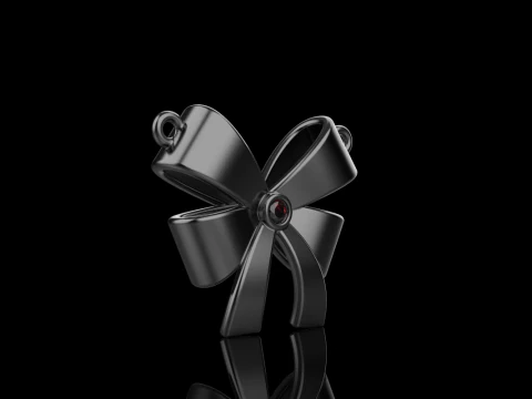 Bow necklace model 891 3D Print Model