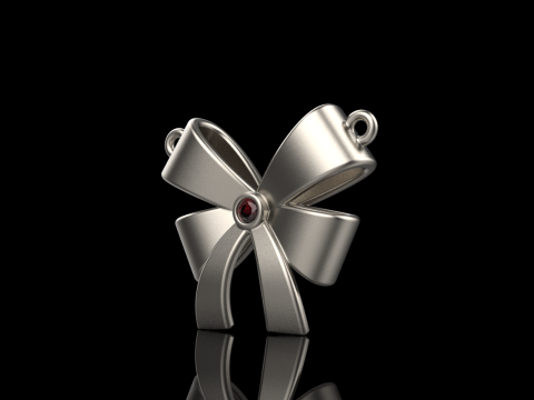 Bow necklace model 891 3D Druckmodell