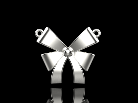 Bow necklace model 890 3D Print Model