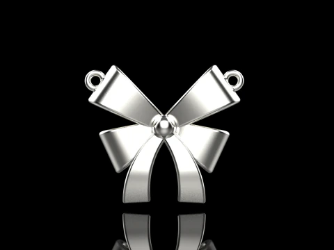 Bow necklace model 890 3D Print Model