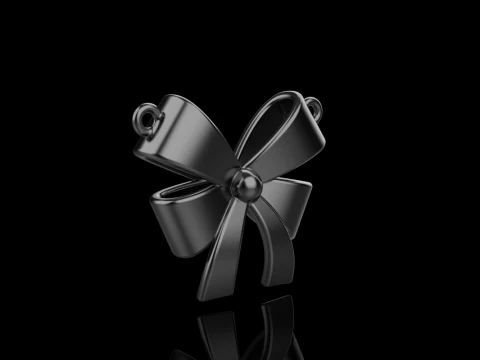 Bow necklace model 890 3D Print Model