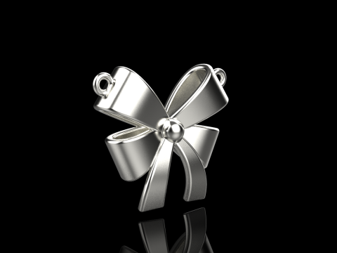 Bow necklace model 890 3D Print Model