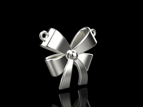 Bow necklace model 890 3D Print Model