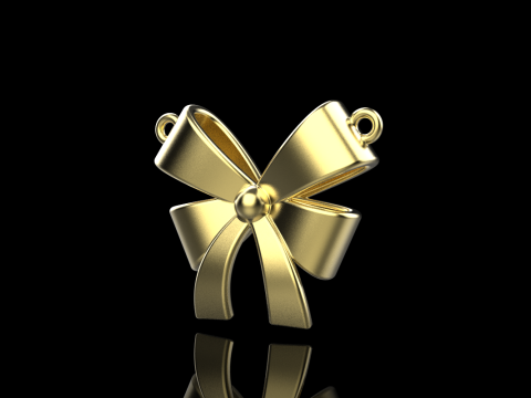 Bow necklace model 890 3D Print Model