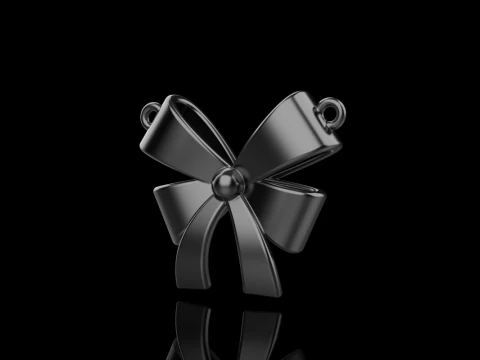 Bow necklace model 890 3D Print Model
