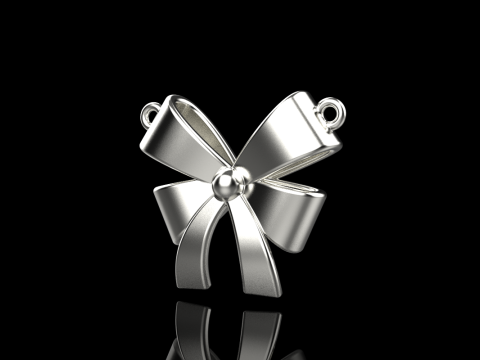Bow necklace model 890 3D Print Model