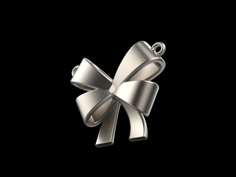 Bow necklace model 890 3D Print Model