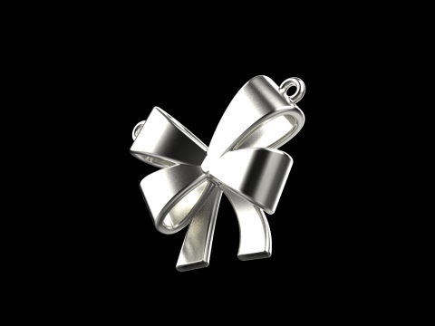 Bow necklace model 890 3D Print Model