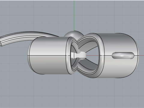 Bow necklace model 890 3D Print Model