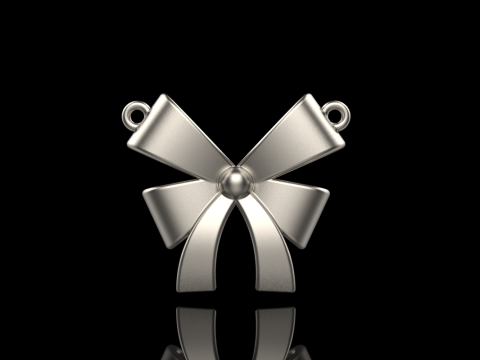 Bow necklace model 890 3D Print Model