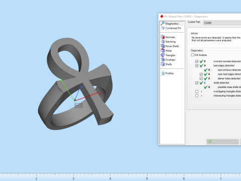 Ankh cross ring model 889 Modelo de Impressão 3D