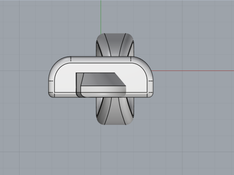 Knife pendant model 888 3D Print Model