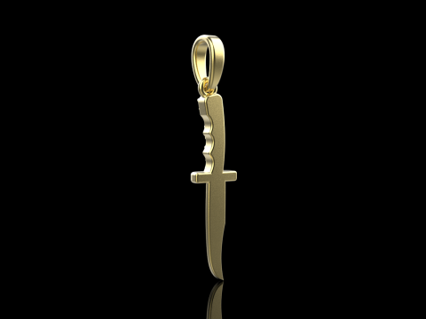 Knife pendant model 888 3D Print Model