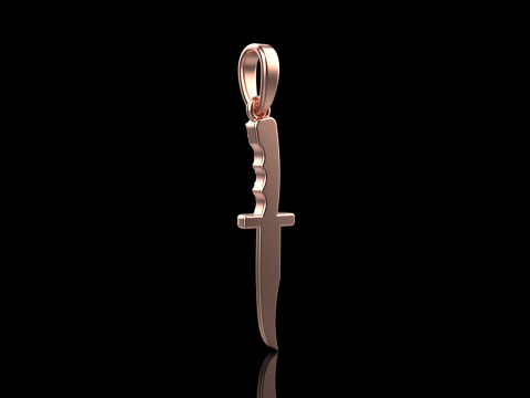Knife pendant model 888 3D Print Model