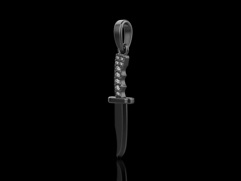 Knife pendant model 888 3D Print Model