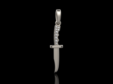 Knife pendant model 888 3D Print Model
