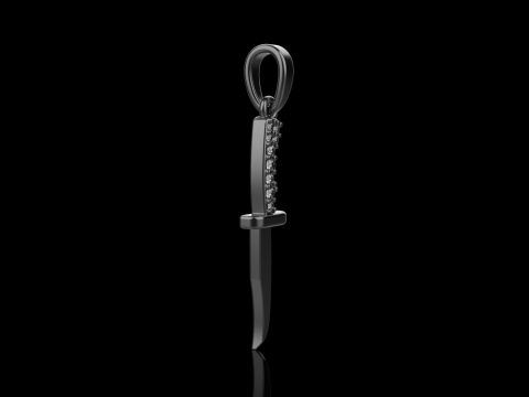 Knife pendant model 888 3D Print Model