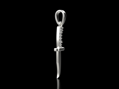 Knife pendant model 888 3D Print Model
