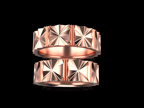 Wedding ring model 887 3D Print Model